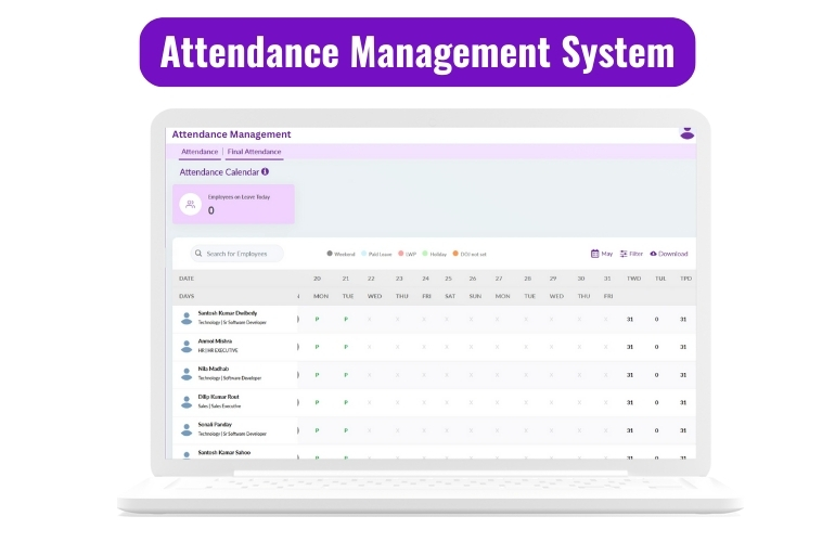 Attendance management software